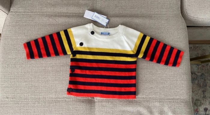 Pull à rayure Jacadi