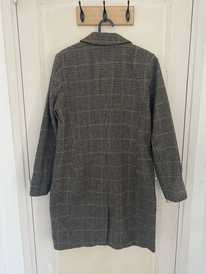 Manteau  longue a  carreaux - photo numéro 3