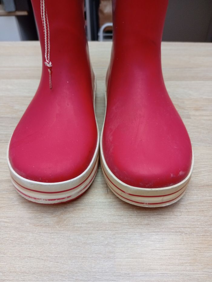 Bottes de pluie rouge Vertbaudet Taille 32 - photo numéro 3