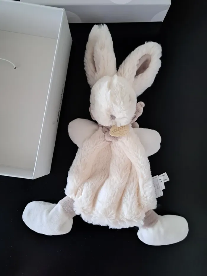 Doudou Lapin Bonbon Taupe 🐰 - photo numéro 2