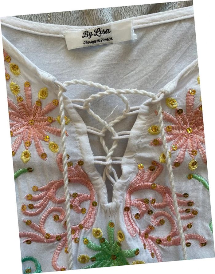 Blouse brodée vintage - photo numéro 5