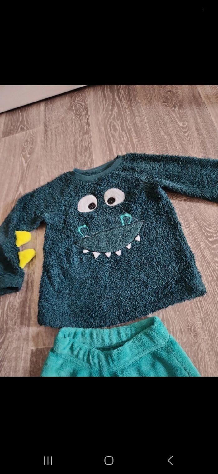 Pyjama polaire pilou chaud hiver - photo numéro 2