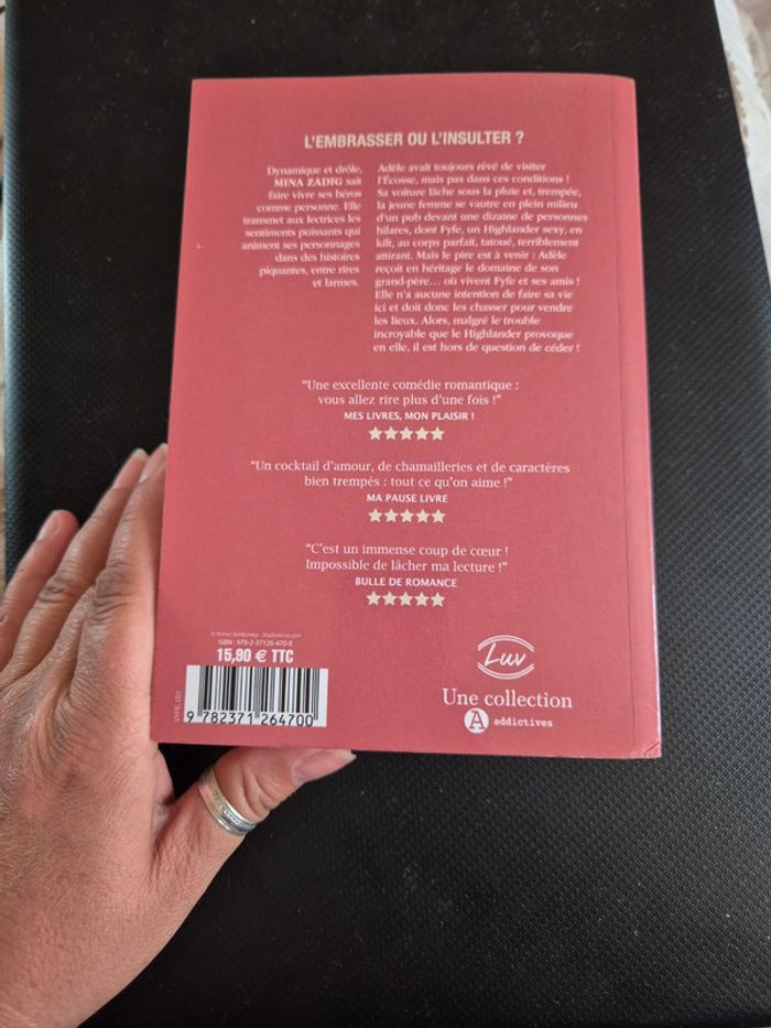 livre arrogant highlander de Mina Zadig - photo numéro 3