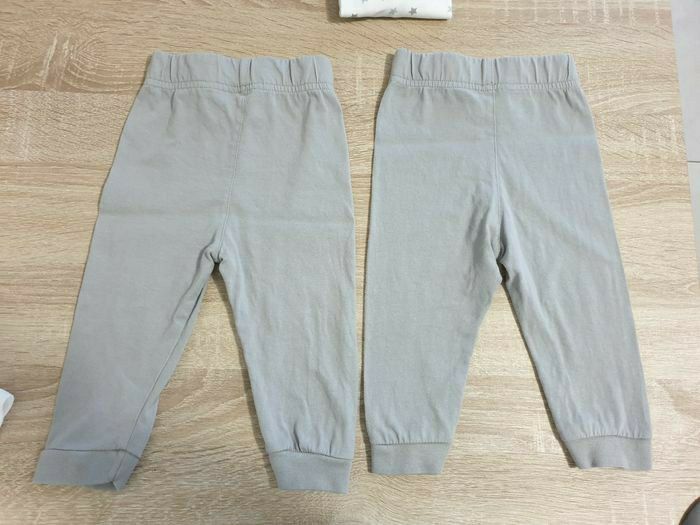 Lot 9 mois - 1 haut pyjama + 2 pantalons pyjama + 1 body manches courtes - photo numéro 5