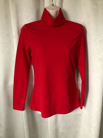 Sous pull rouge XS amazon essentials