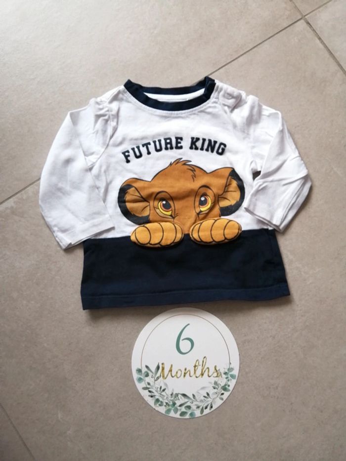 T-shirt future king 6 mois