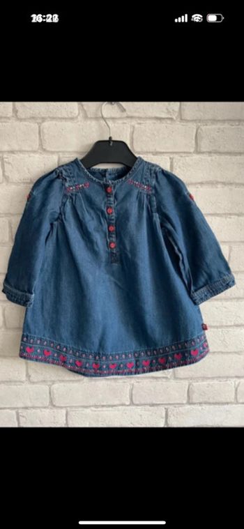 Robe sergent major taille 18 mois