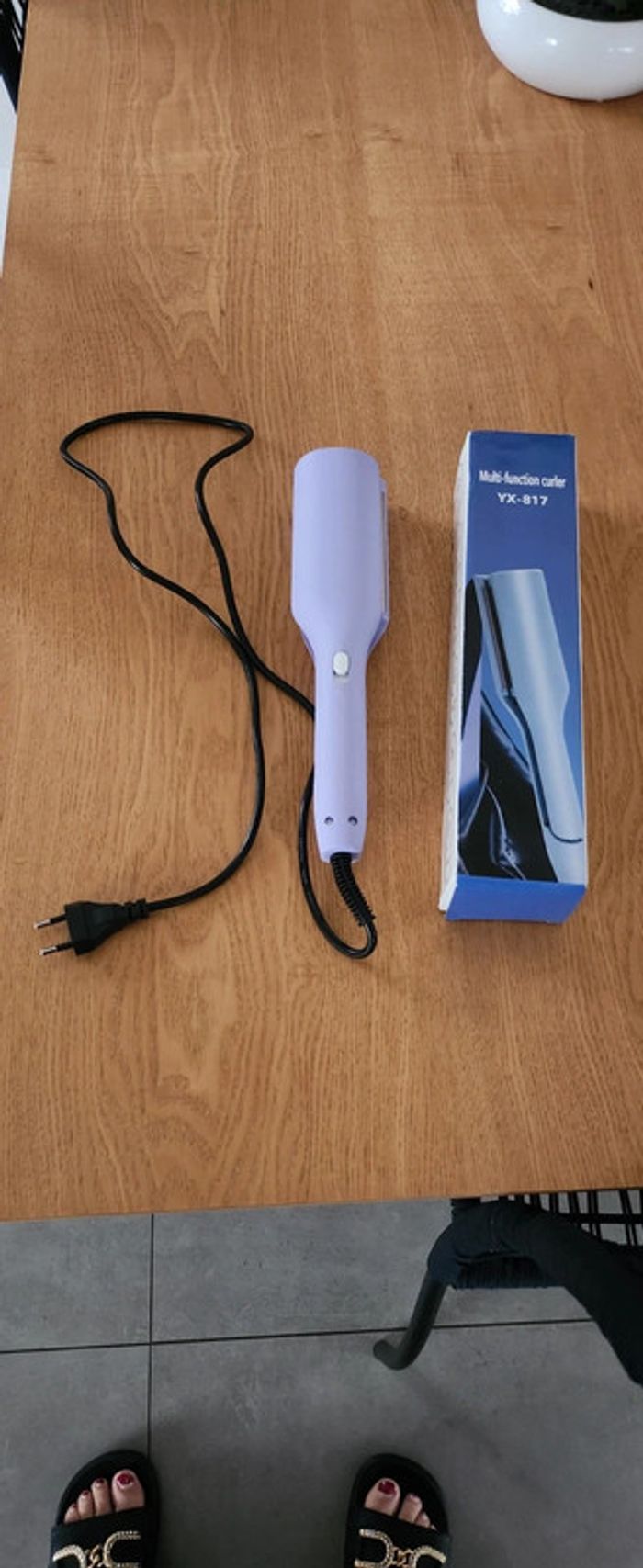 Boucleur wavy violet