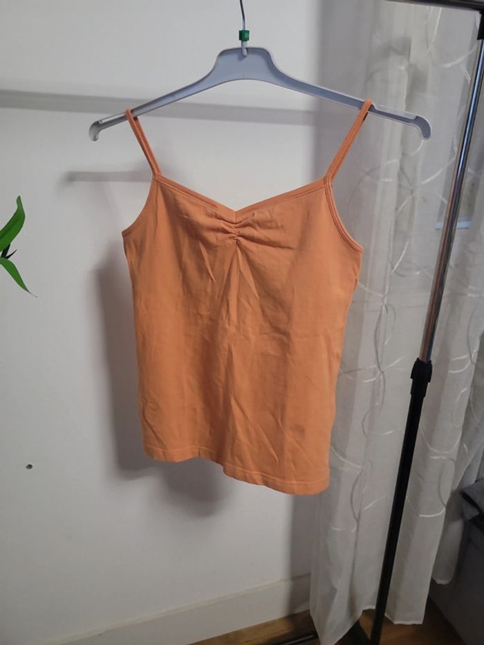 Débardeur orange/abricot