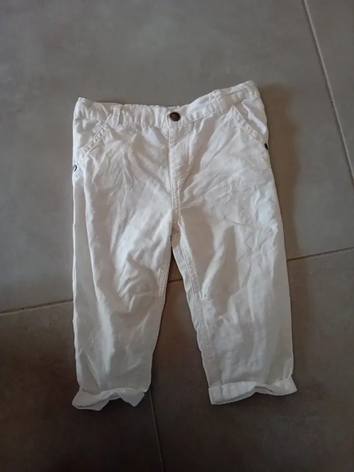 Pantalon lin 18mois