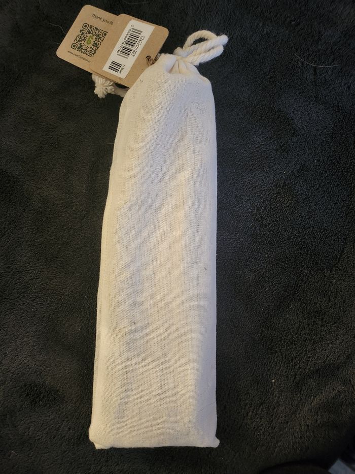 12 pailles bambaw natural bamboo straws neuf acheté botanic - photo numéro 3