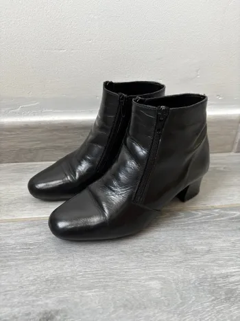 Bottines cuir souple 38