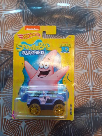 Voiture hot wheels bob l éponge 