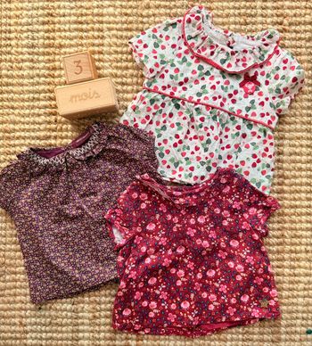 Lot blouses Sergent Major 3mois / 60cm