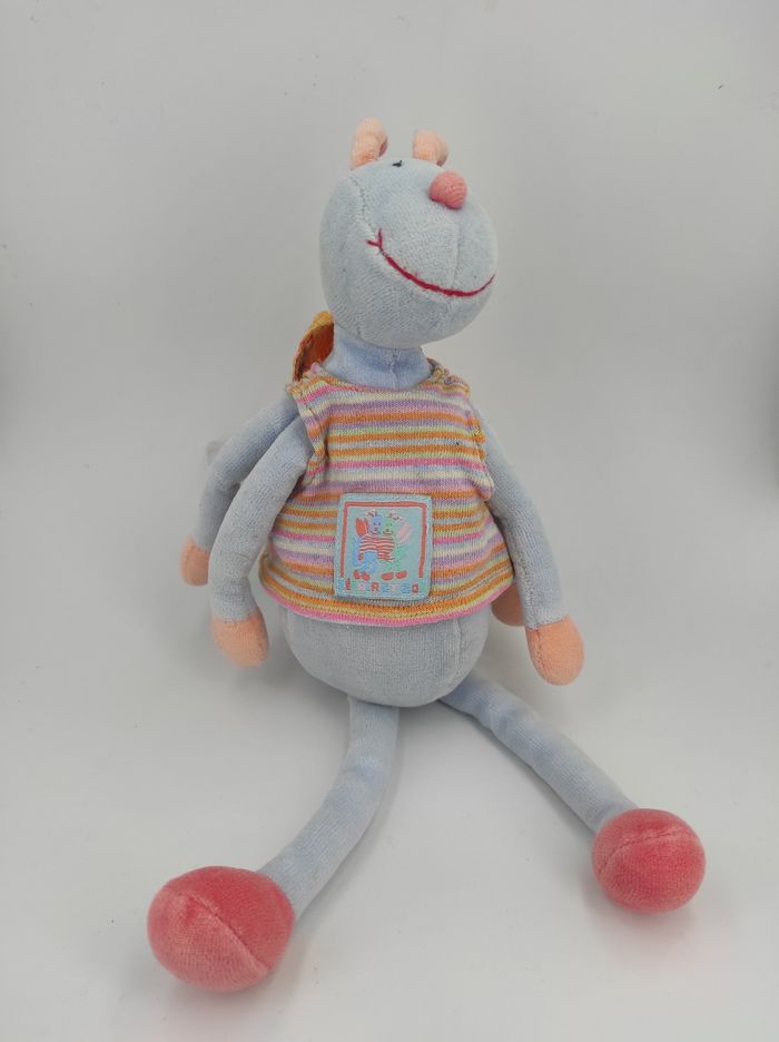 Doudou Libellule bleue Zéphir et Zoé Moulin Roty