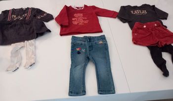 Lot Lulu Castagnette Orangé