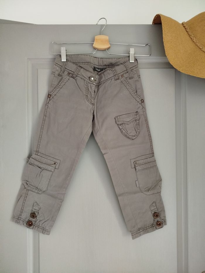 Pantacourt gris taupe MEXX 10 ans - photo numéro 2