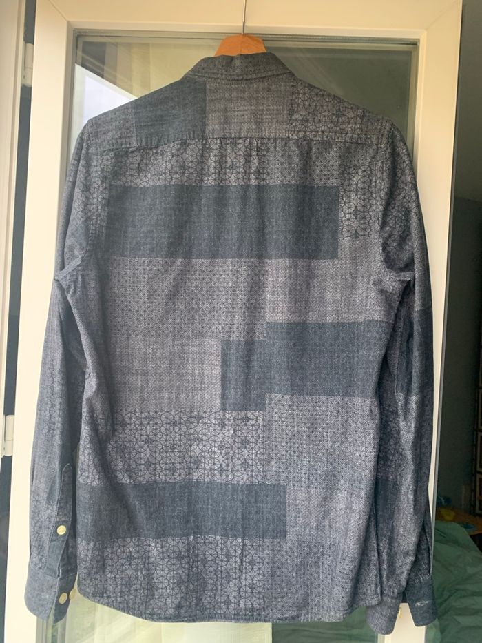 Chemise H&M bleu gris à motif - photo numéro 5