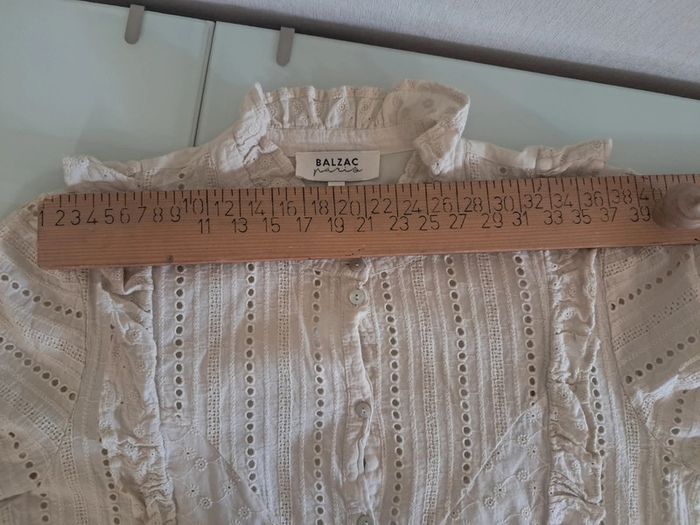 Balzac blouse chemise T 36/38 en tbe - photo numéro 16