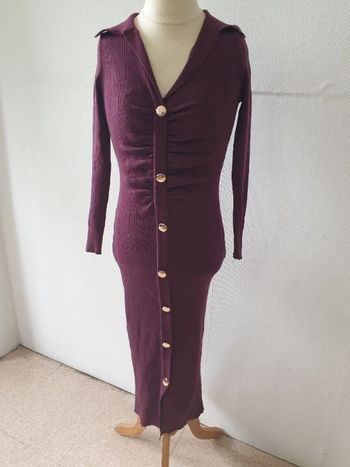 Robe longue prune