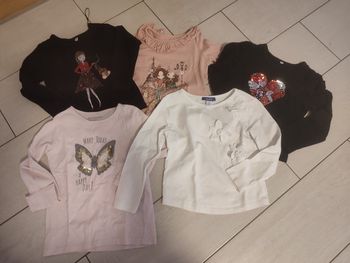 5 t shirts filles 