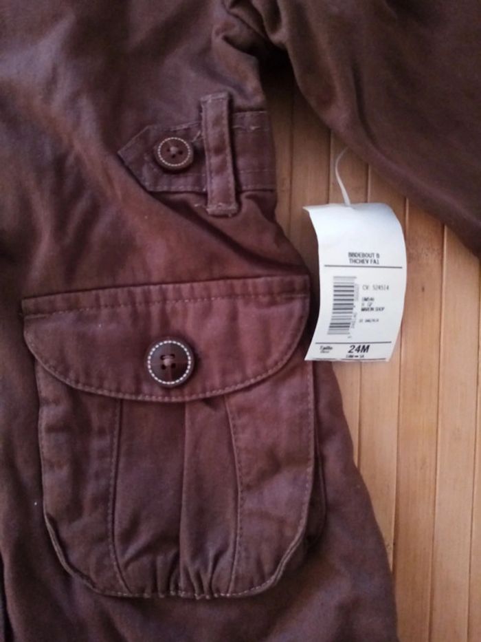 Trench caban marron kiabi 2ans fille - photo numéro 3