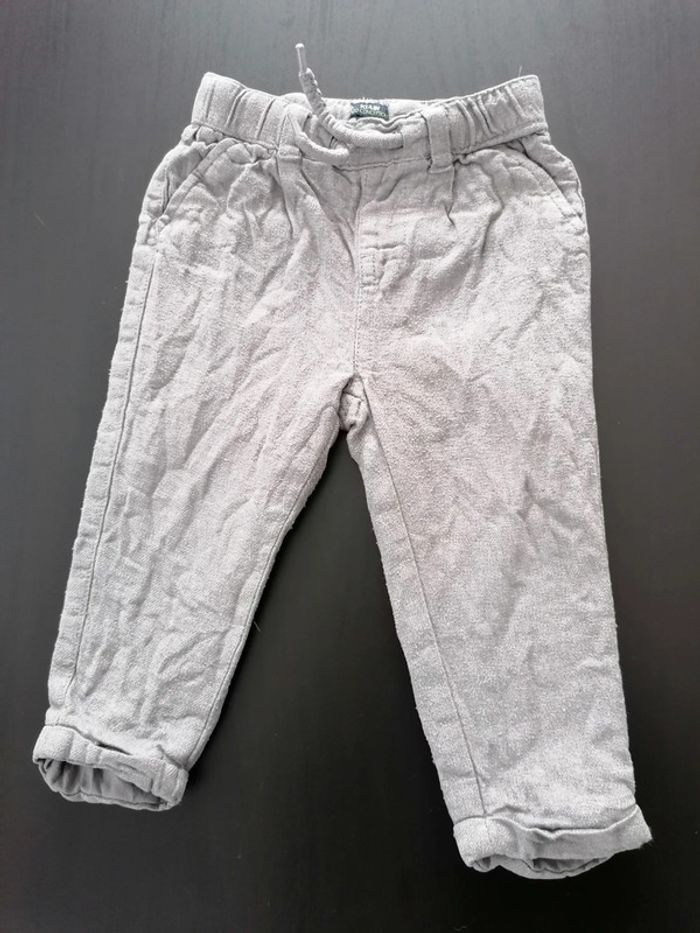 Jogging hiver gris habillé bébé garçon