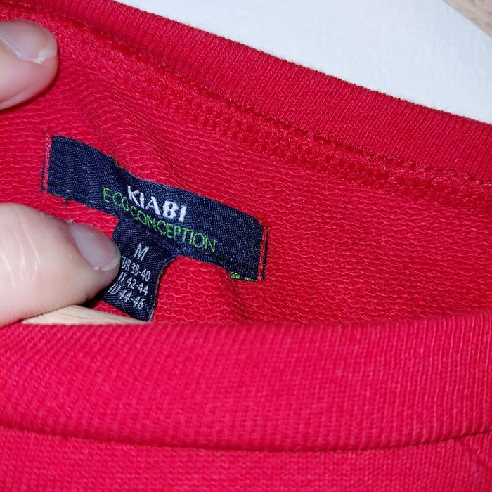 Kiabi - sweat d'allaitement rouge taille M - photo numéro 2