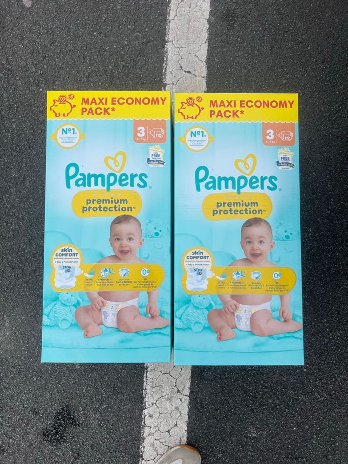 Couches Pampers premium taille 3