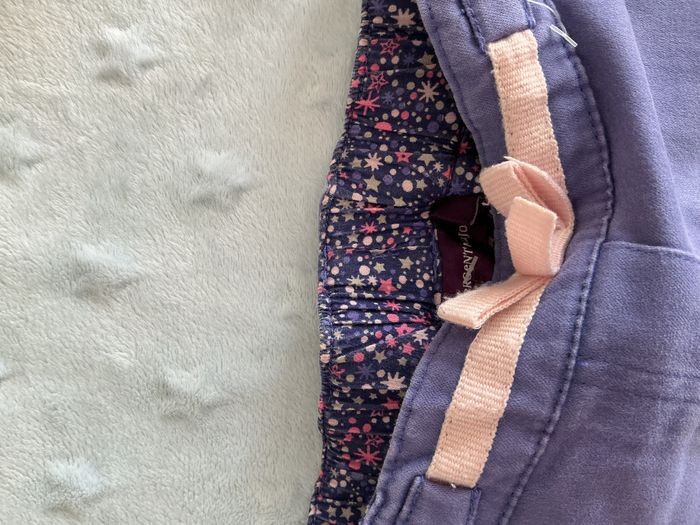 pantalon taille élastique violet 9 mois sergent major - photo numéro 8