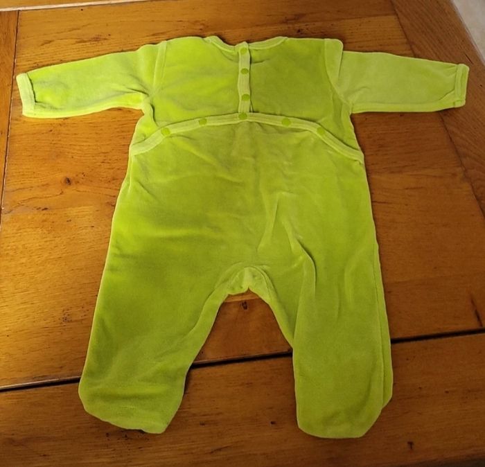 Pyjama velours DPAM 3 mois - photo numéro 2