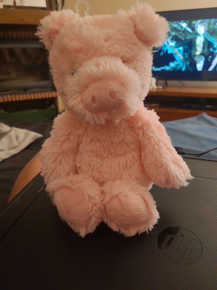peluche cochon rose