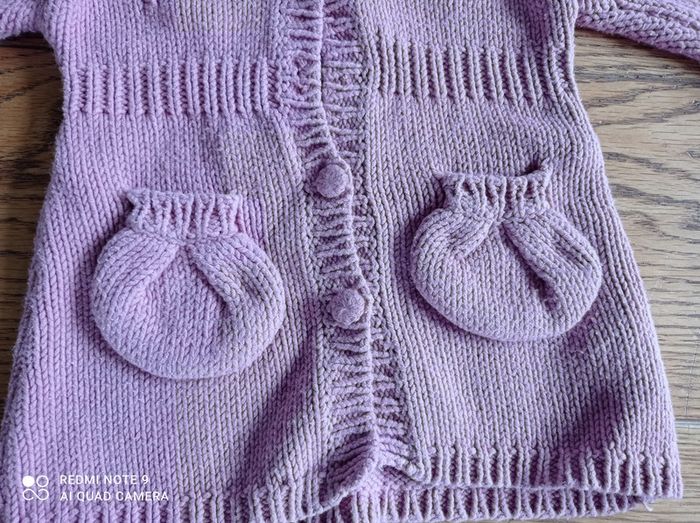 Gilet veste fille rose, Kiabi, 3 mois - photo numéro 2