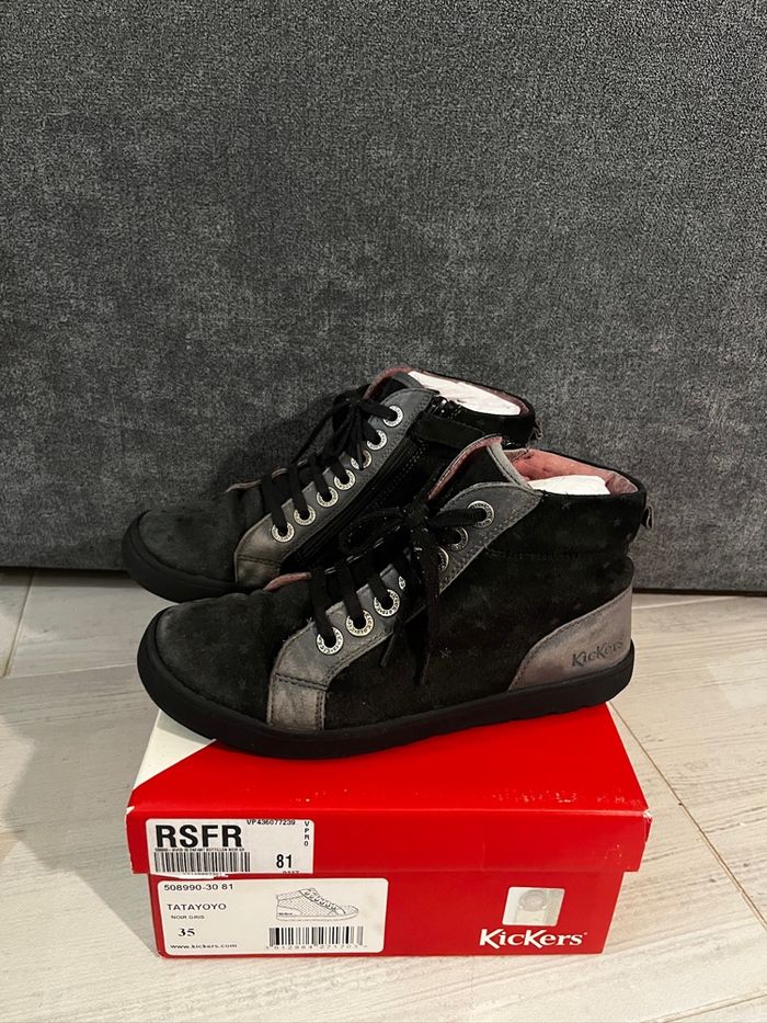 Chaussures à lacets Kickers - photo numéro 3