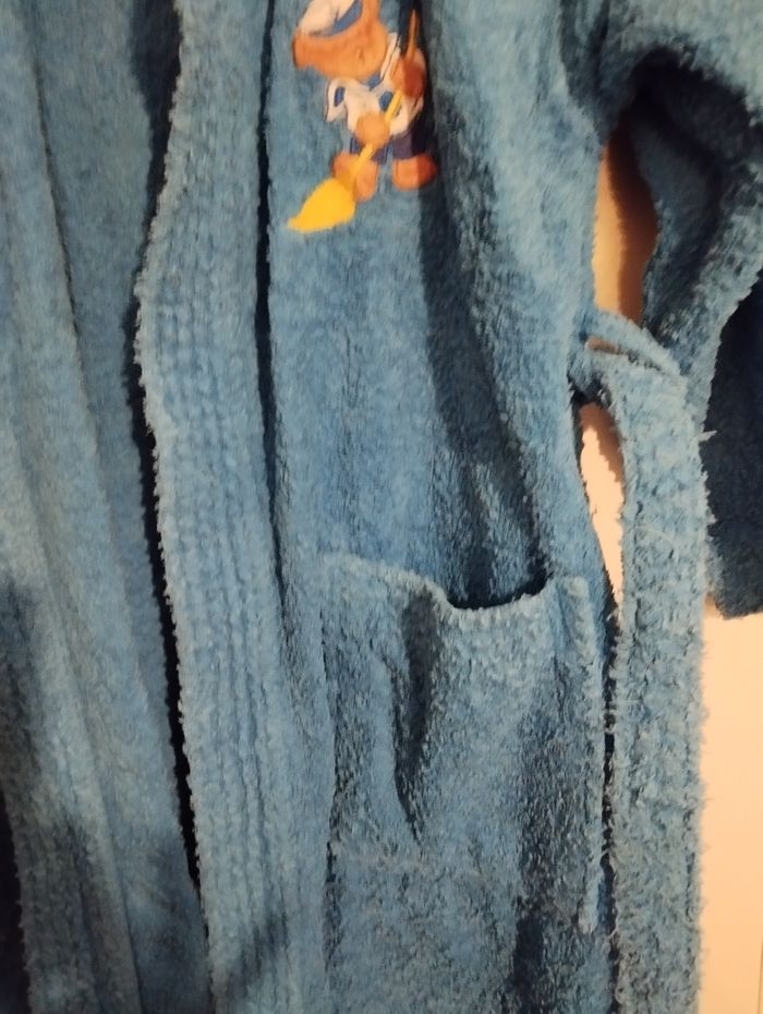 Peignoir de bain en éponge avec capuche - photo numéro 2