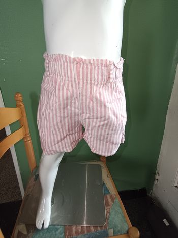 Short fin à rayures