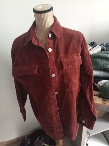 Chemise velours femme