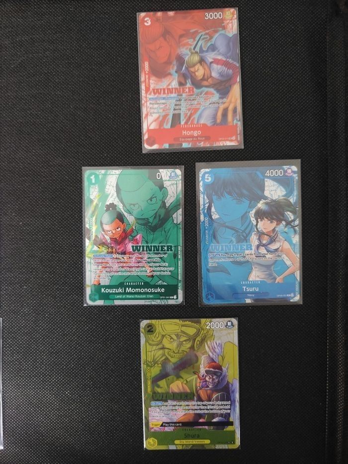 Lot cartes One Piece promo Winner - photo numéro 3
