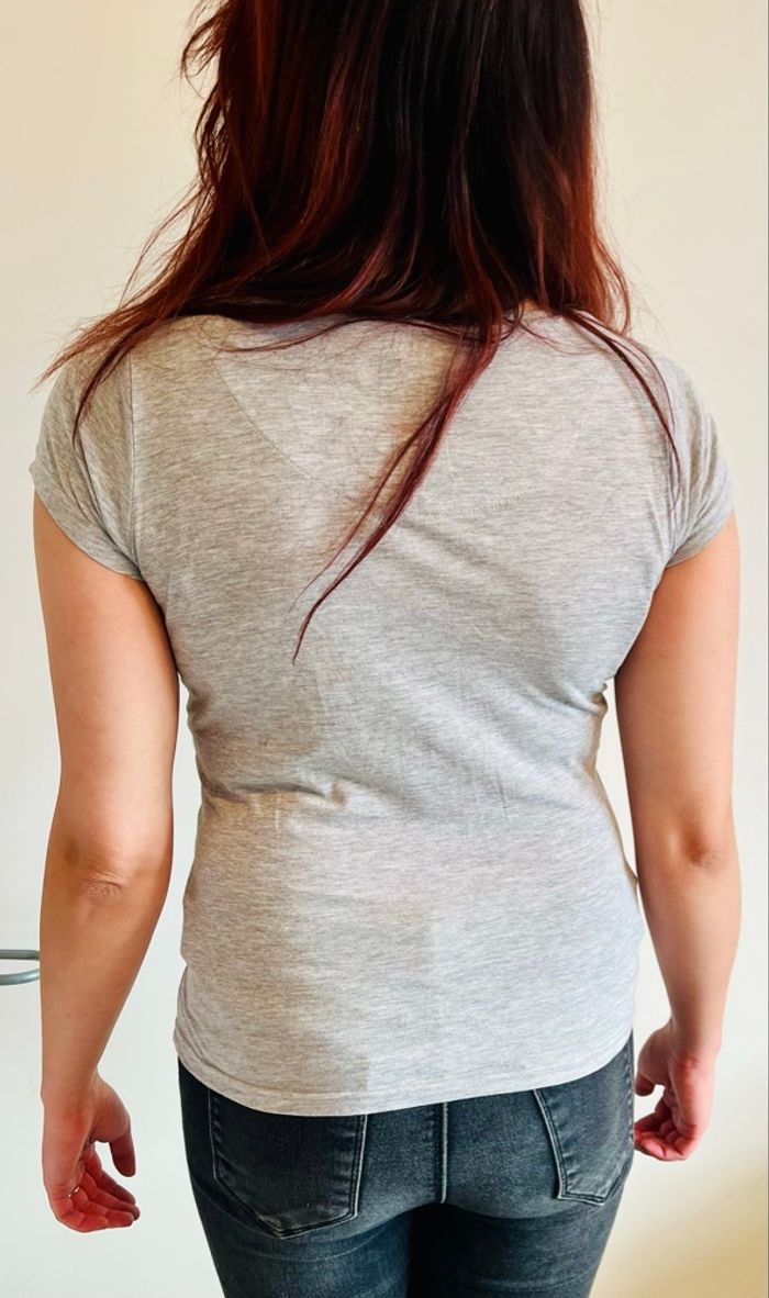 T-shirt femme gris chiné Mr Men Little Miss Little Miss Sunshine - M/38 - Très bon état - photo numéro 2