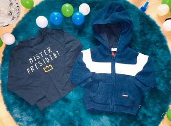 Lot gilet et tee shirt 9 mois