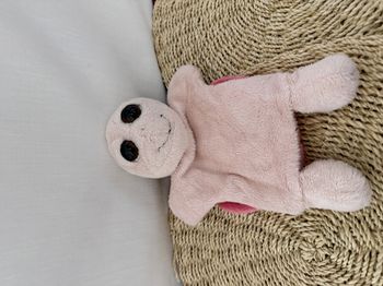 Doudou Tortue rose