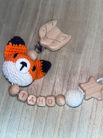 Attache tétine personnalisé