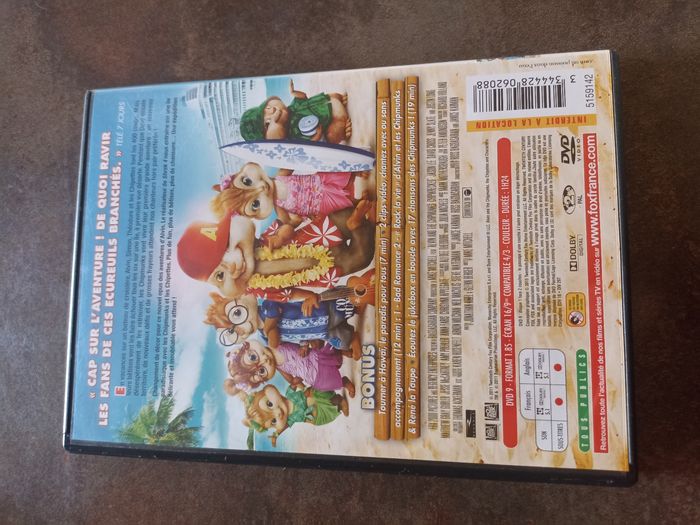 DVD Alvin et les Chipmunks 3 - photo numéro 2