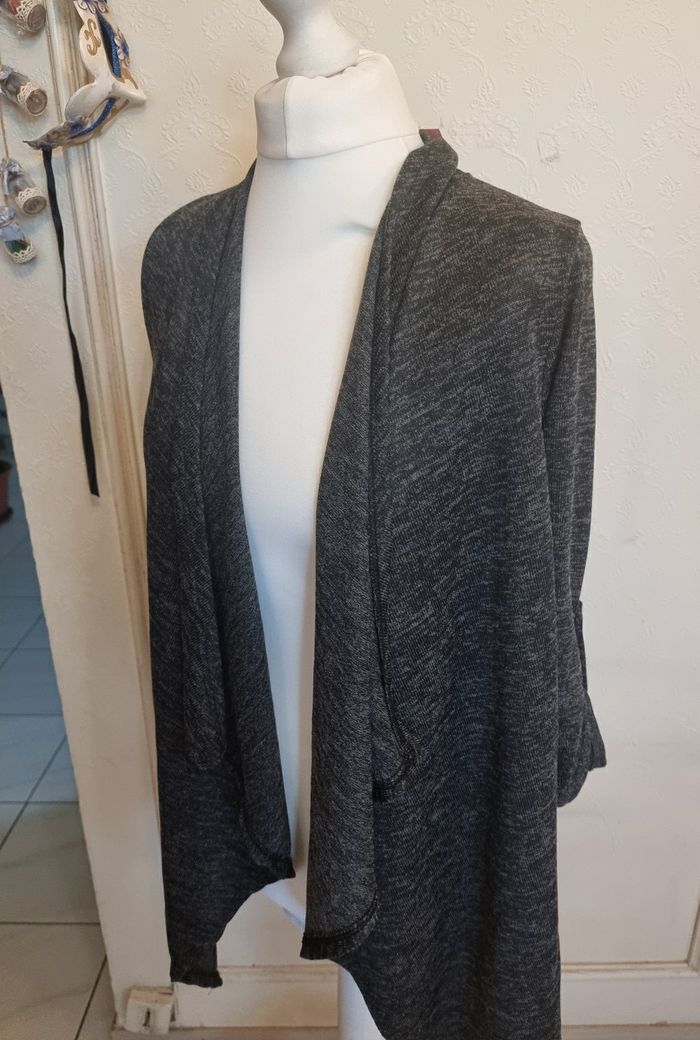 Gilet pendant/cape Gris