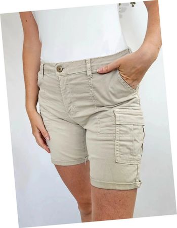 Short bermuda beige Le Temps des Cerises taille S
