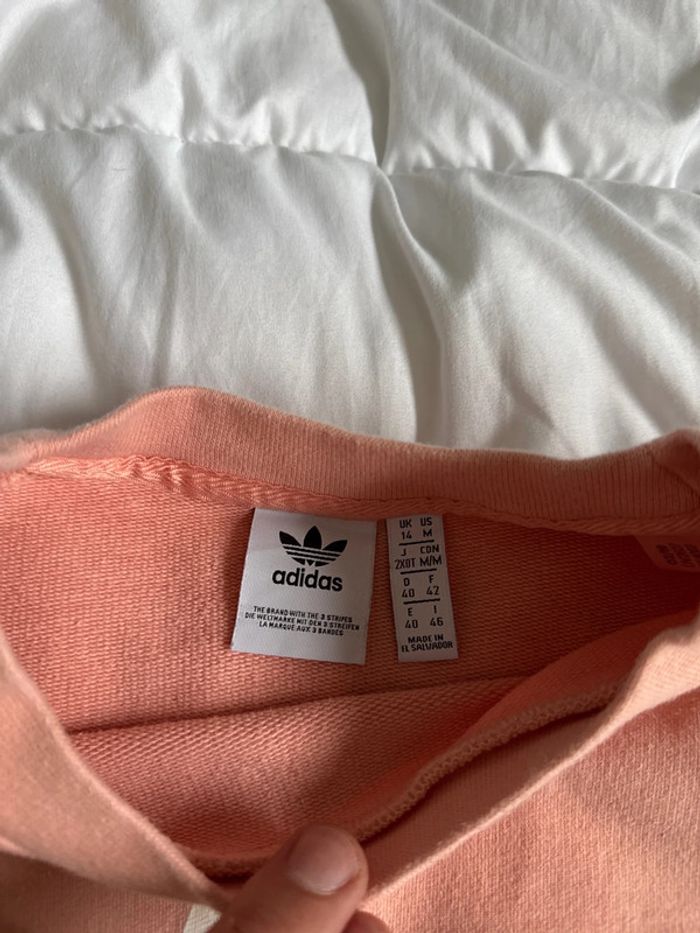 Sweat Adidas Originals rose femme - Taille M - photo numéro 3
