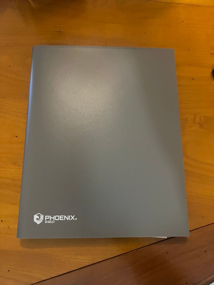 Classeur gris souple 396 emplacements Phoenix Shield - photo numéro 2