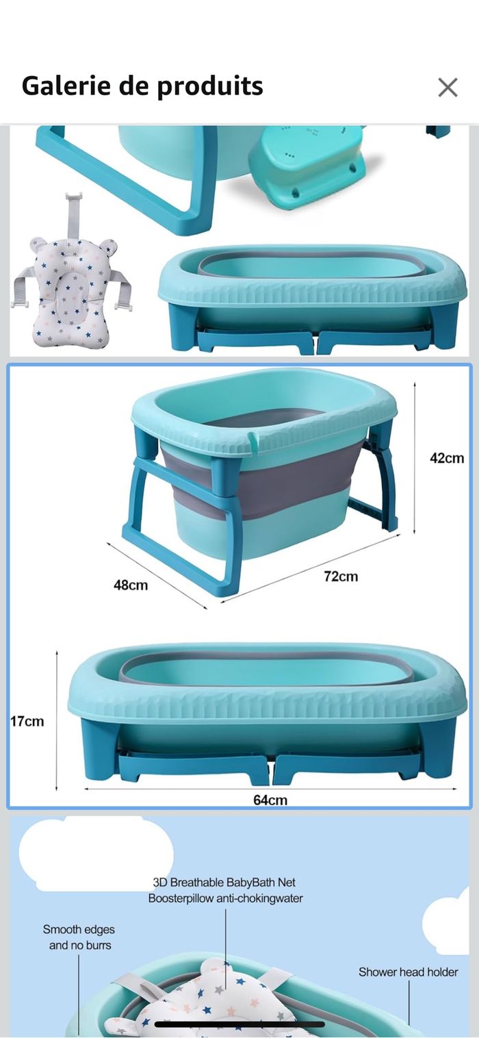 Baignoire pliable de voyage - photo numéro 10