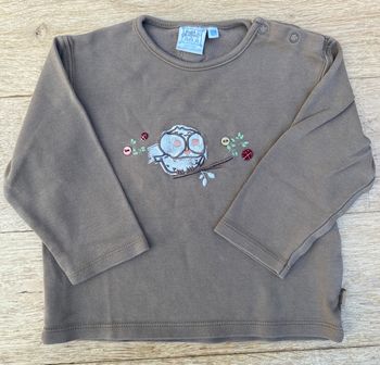 Teeshirt T-shirt manches longues fille 18 mois Cadet Rousselle