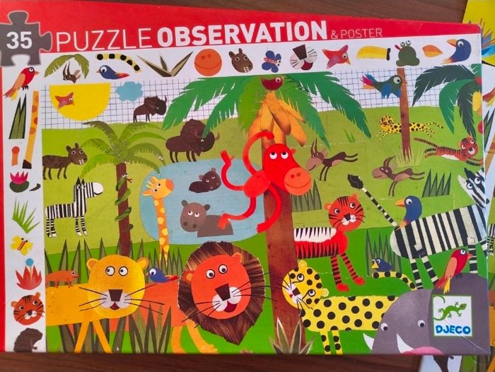 Puzzle 🧩 observation La jungle 35 pièces DJECO - photo numéro 4